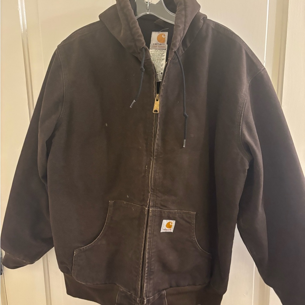 Carhartt Brown Hooded Jacket